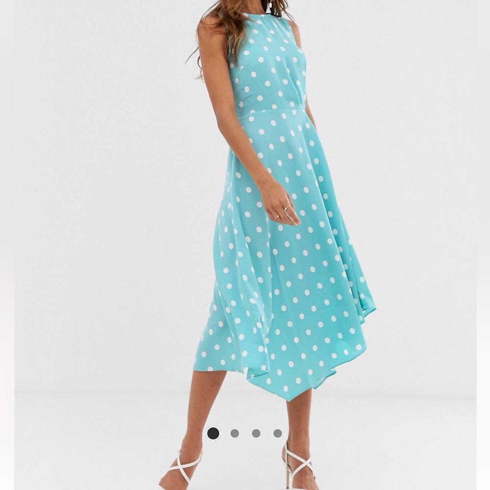 Polka dot summer dress